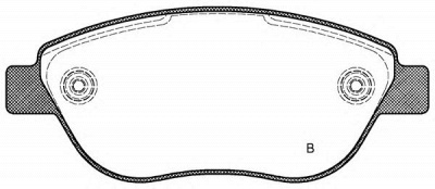 OPEN PARTS bpa085921 -  Комплект тормозных колодок, дисковый тормоз
